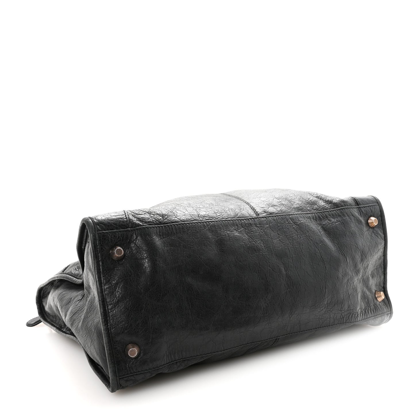 Agneau Giant 12 Rose Gold Hardware City Black