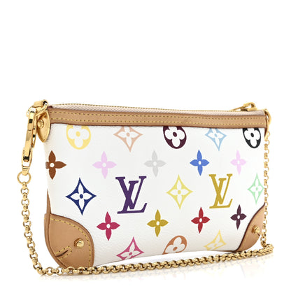 Louis Vuitton Monogram Multicolor Pochette Milla MM White 4 of 12