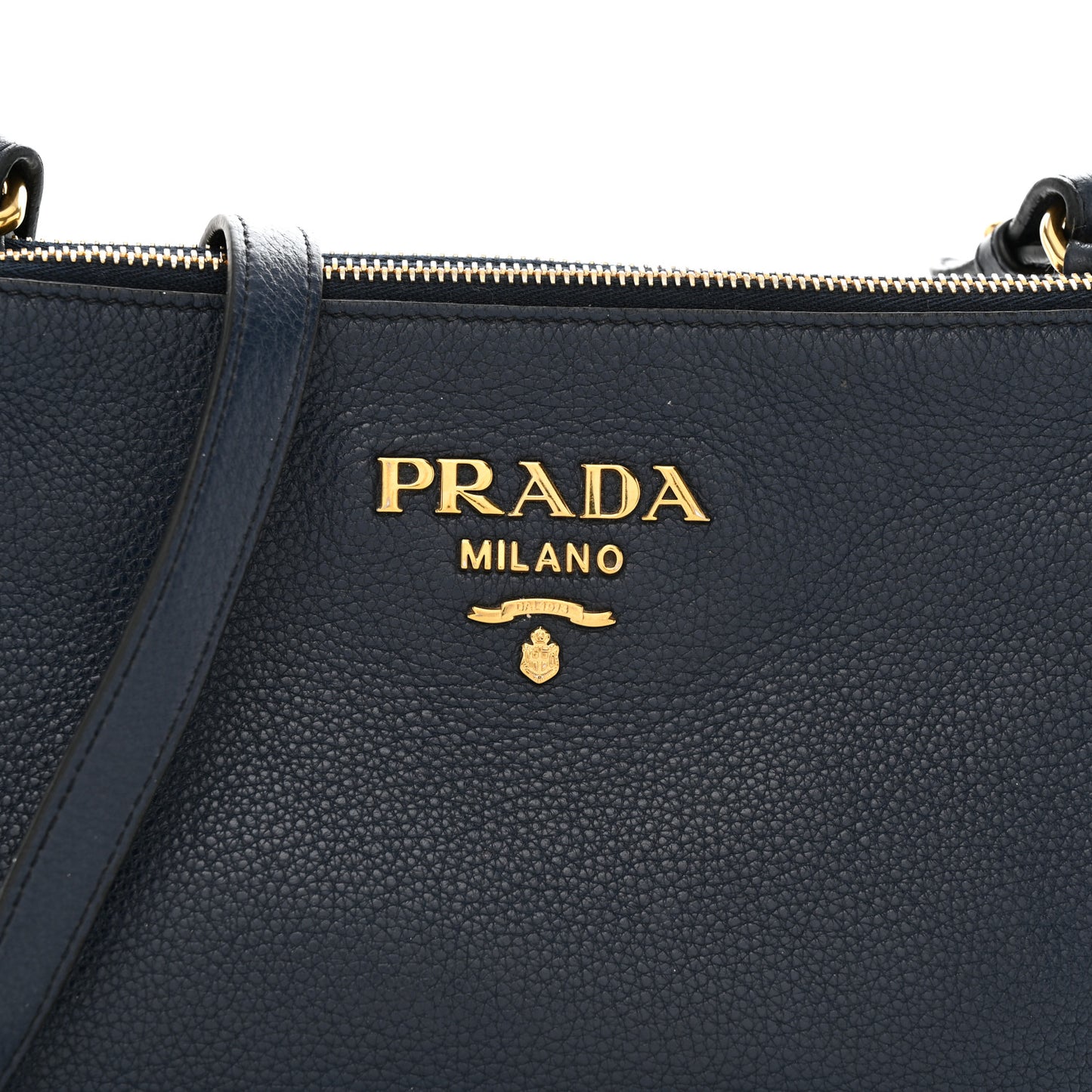 Vitello Phenix Double Zip Crossbody Bag Baltico