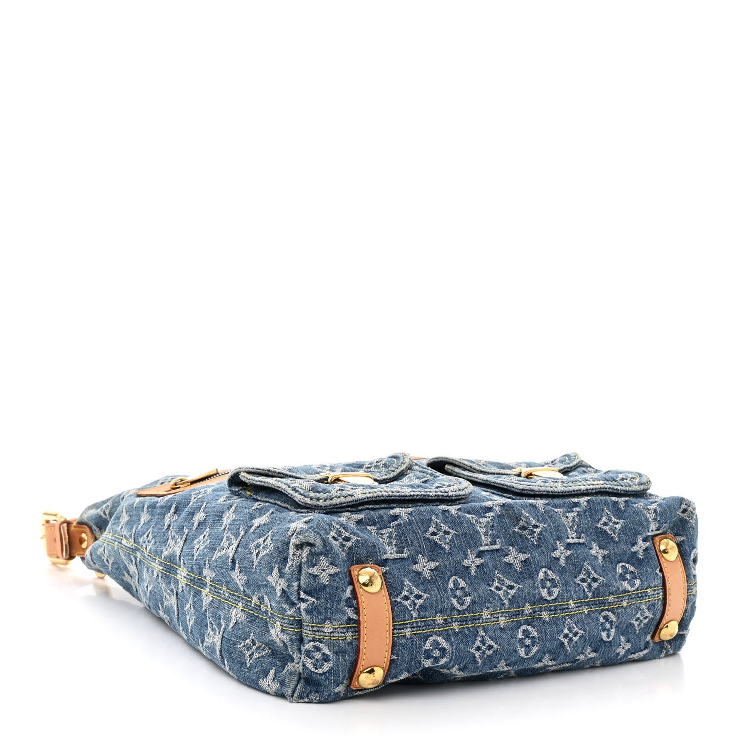 Louis Vuitton Denim Baggy GM Blue 4 of 11