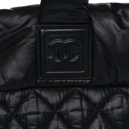 Chanel Nylon Coco Cocoon Zipped Tote Black 9 of 13