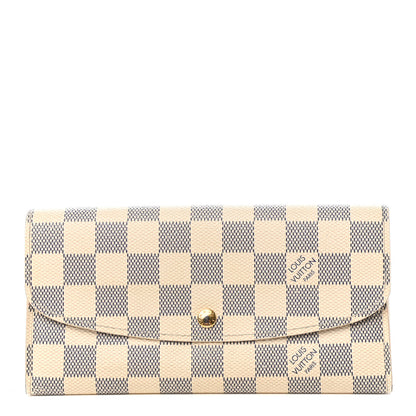 Louis Vuitton Damier Azur Emilie Wallet 1 of 6