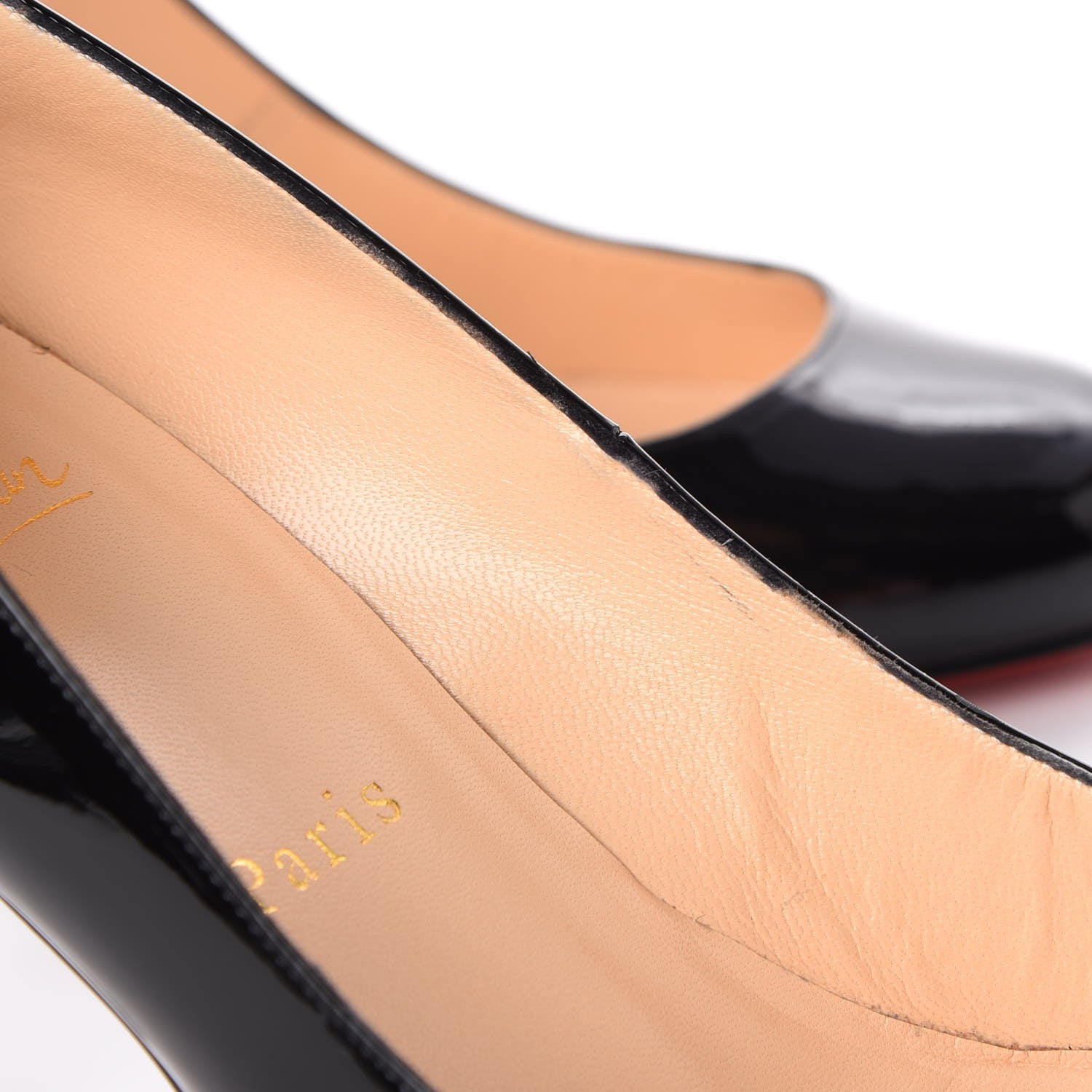 Christian Louboutin Patent Fifi 85 Pumps 37.5 Black 10 of 13