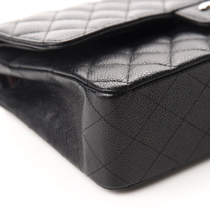Chanel Caviar Quilted Medium Double Flap Black 6 of 13