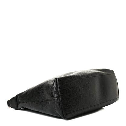 Gucci Dollar Calfskin GG Hobo Black 4 of 15