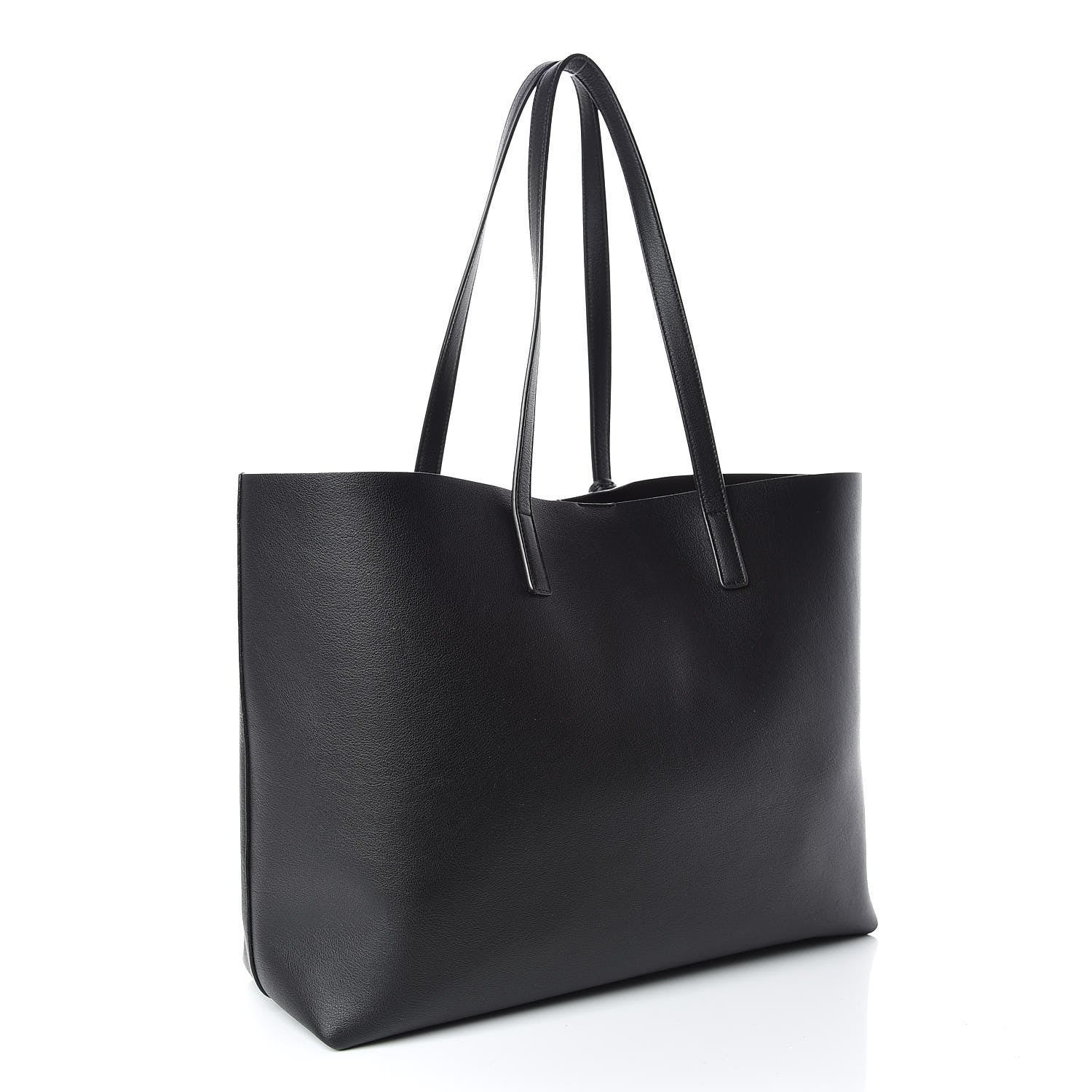 Saint Laurent Calfskin Large Shopping Tote Black 4 of 10