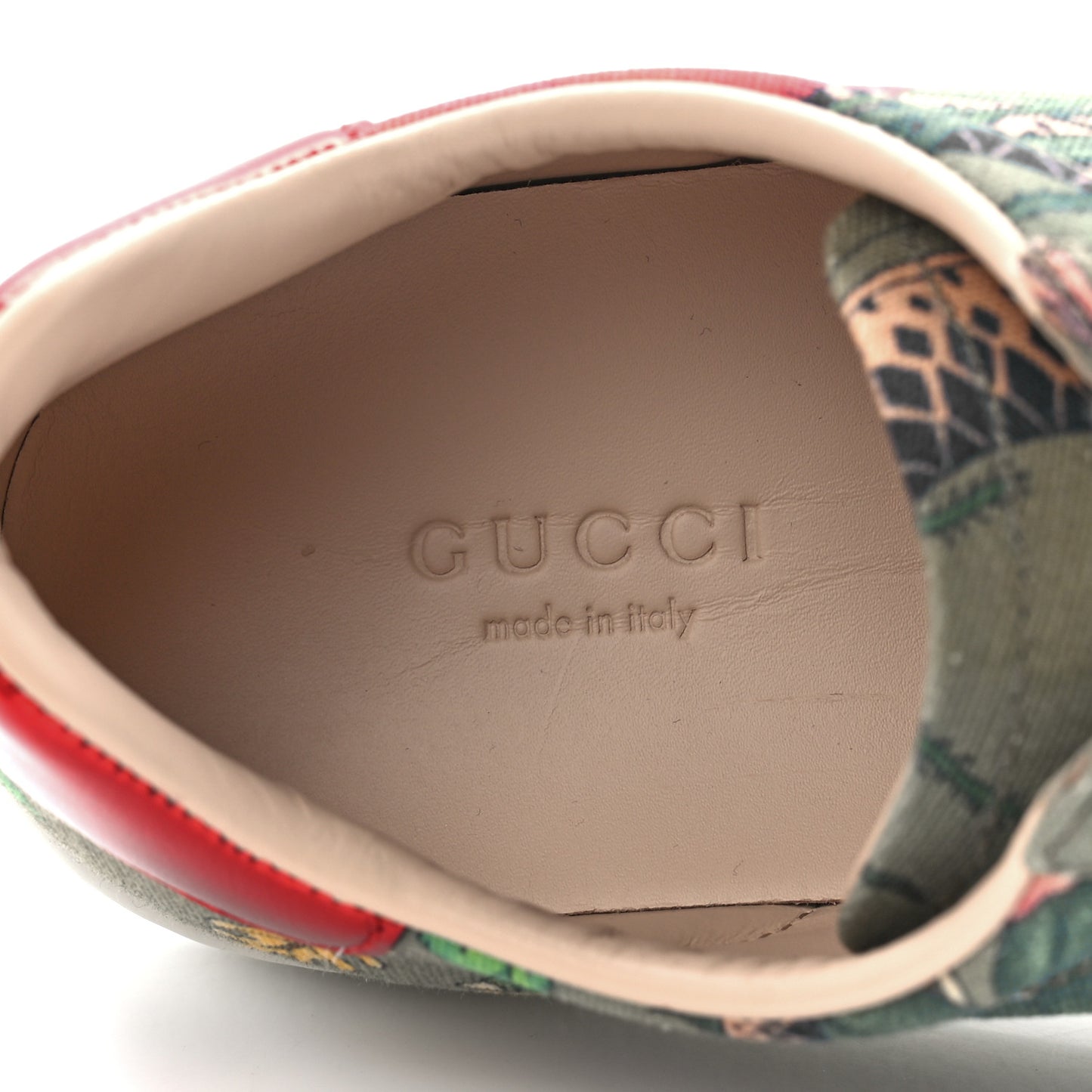 Canvas Flora Snake Print Womens Ace Sneakers 35.5 Militare Multicolor