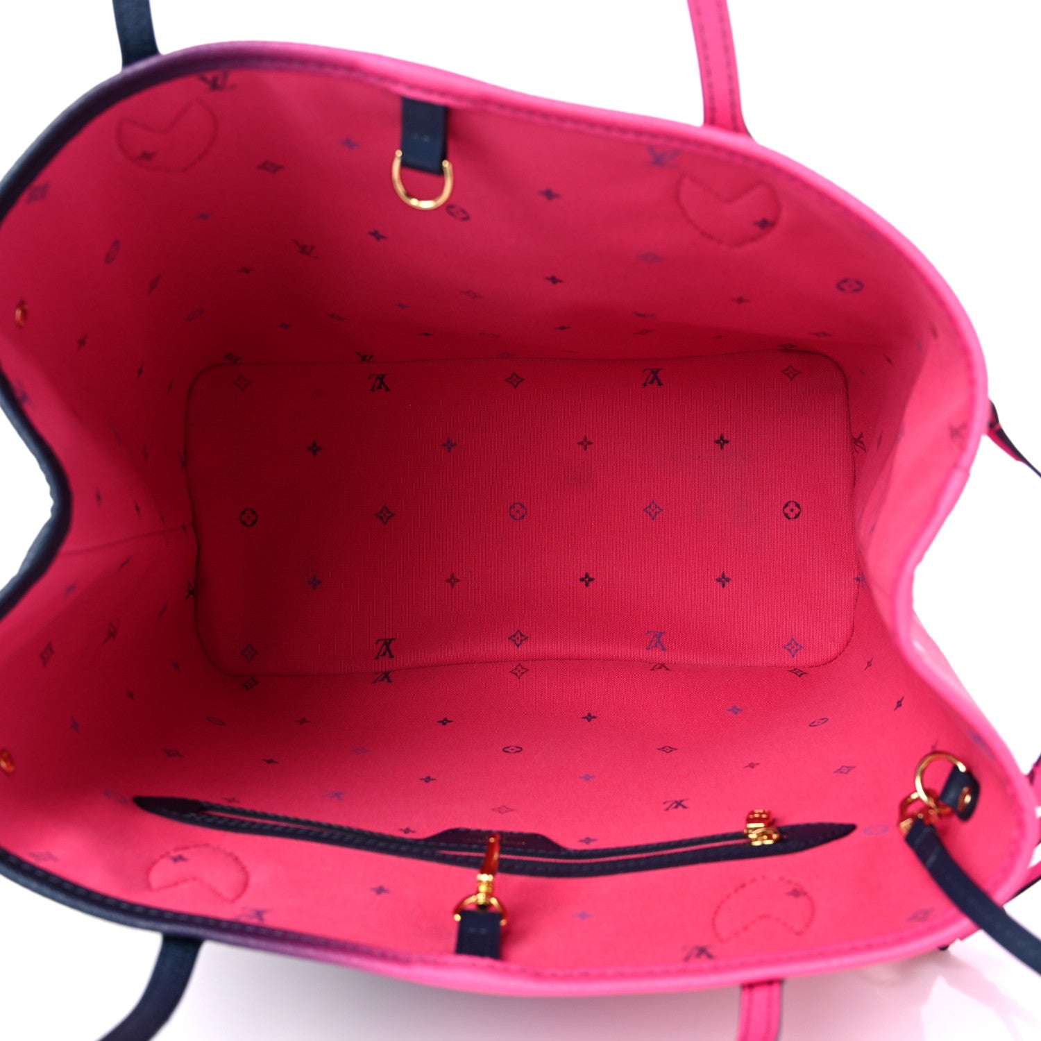 Louis Vuitton Monogram Giant Spring In The City Neverfull MM Midnight Fuchsia 5 of 9