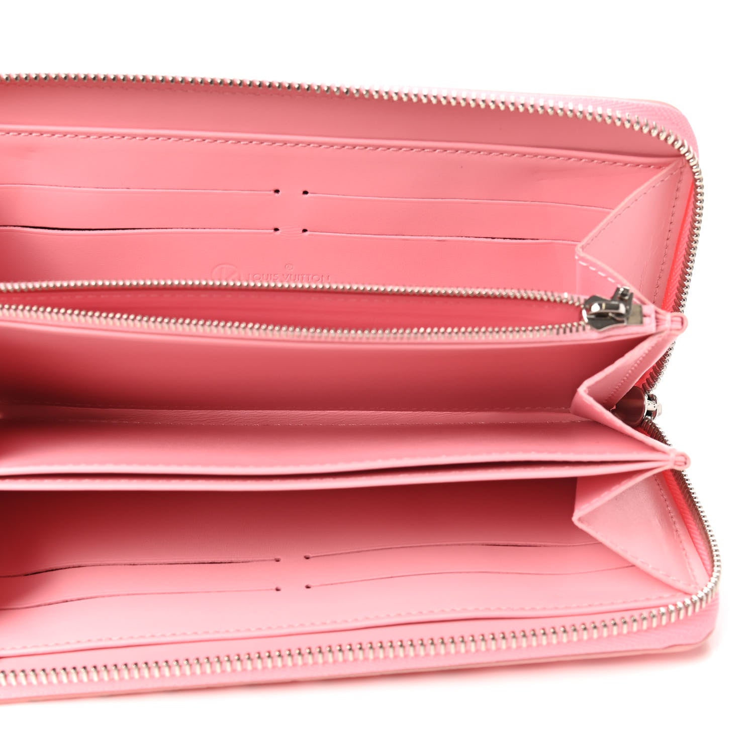 Louis Vuitton Vernis Jungle Dots Zippy Wallet Sugar Pink Poppy 5 of 7