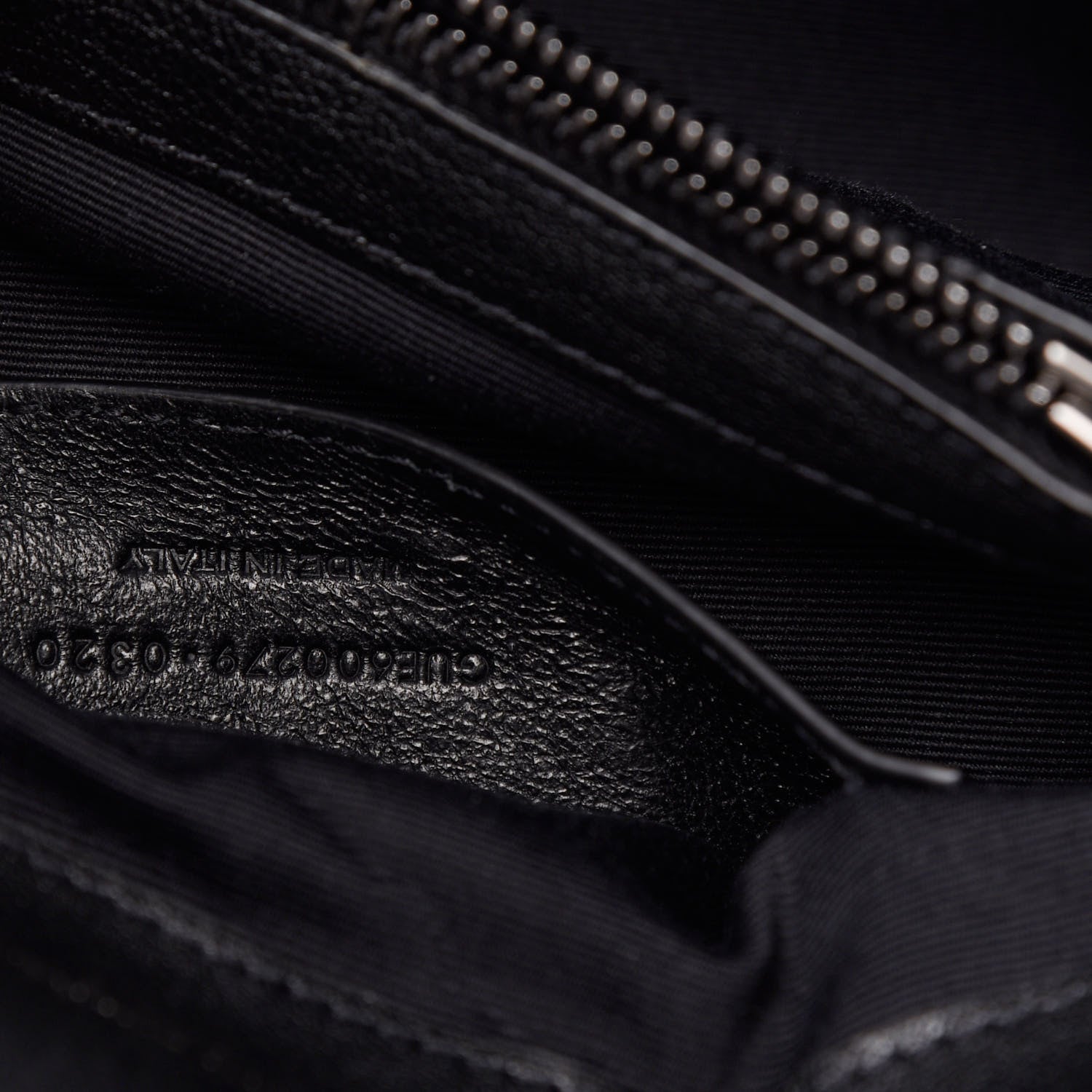 Saint Laurent Sheepskin Matelasse Chevron Monogram Medium College Bag Black 7 of 9