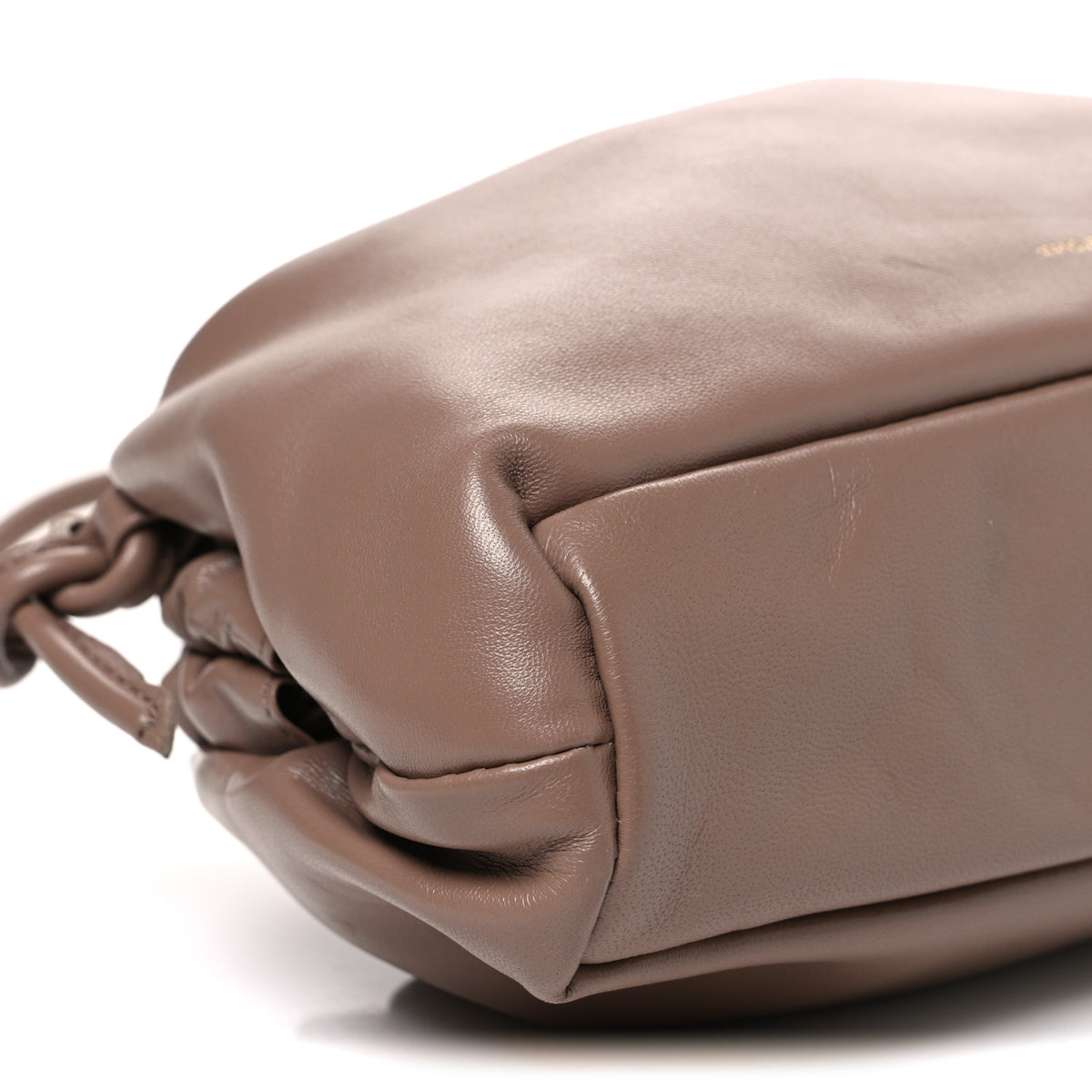 Mansur Gavriel Lambskin Mini Cloud Clutch Biscotto 8 of 9