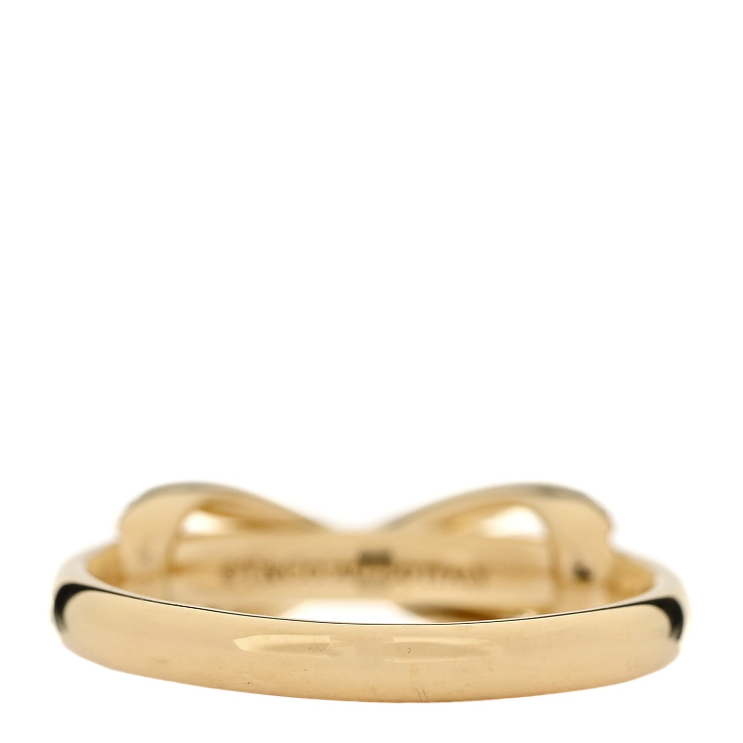 18K Yellow Gold Diamond Infinity Ring 47 4.25
