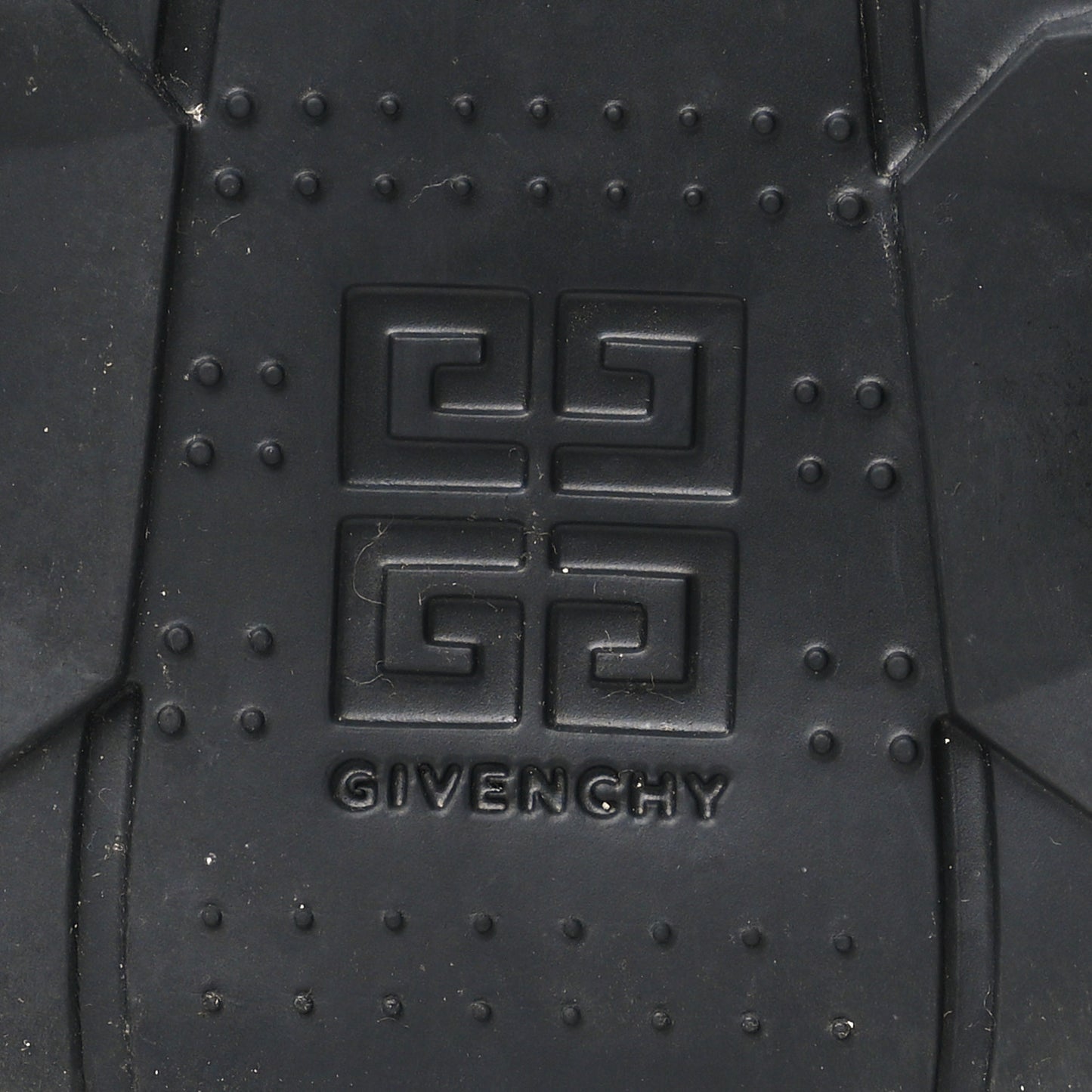 Grained Calfskin Shark Lock Biker Knee Boots 41 Black