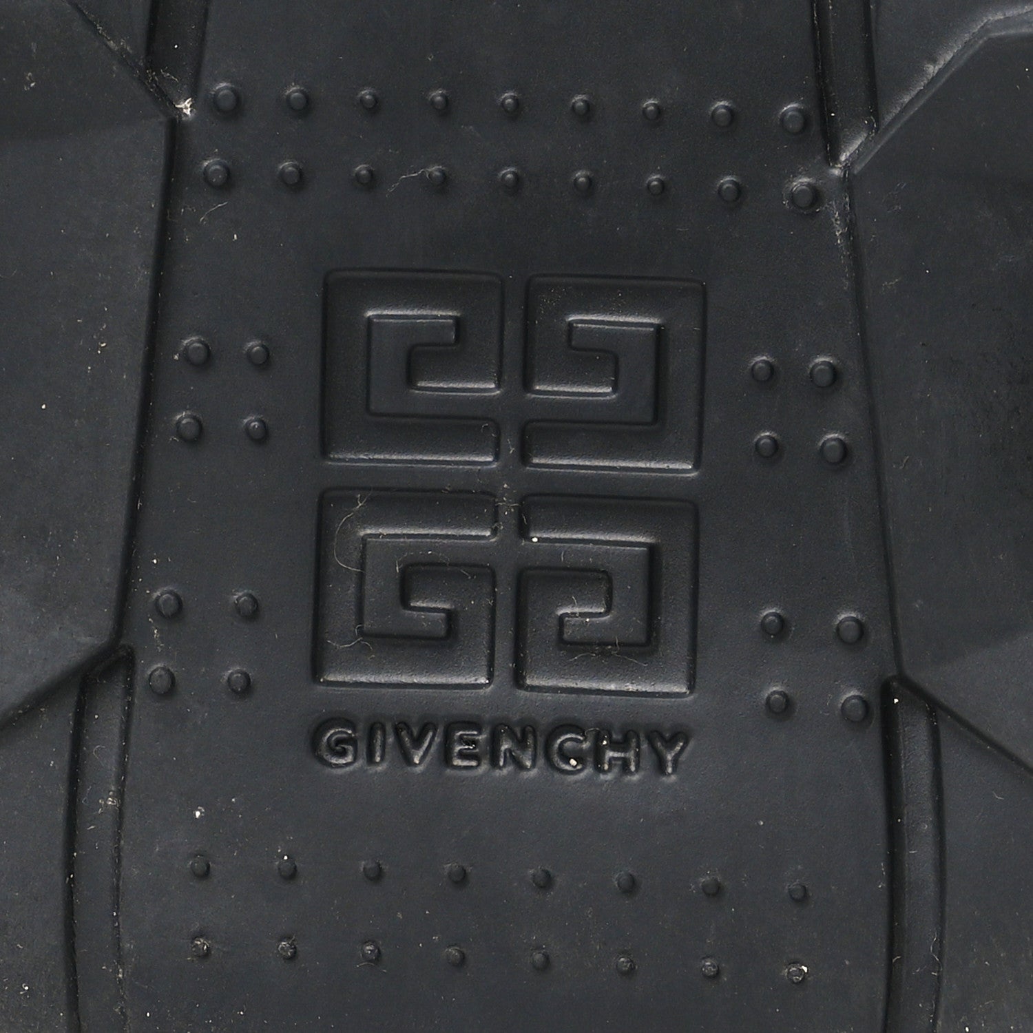 Givenchy Grained Calfskin Shark Lock Biker Knee Boots 41 Black 5 of 7