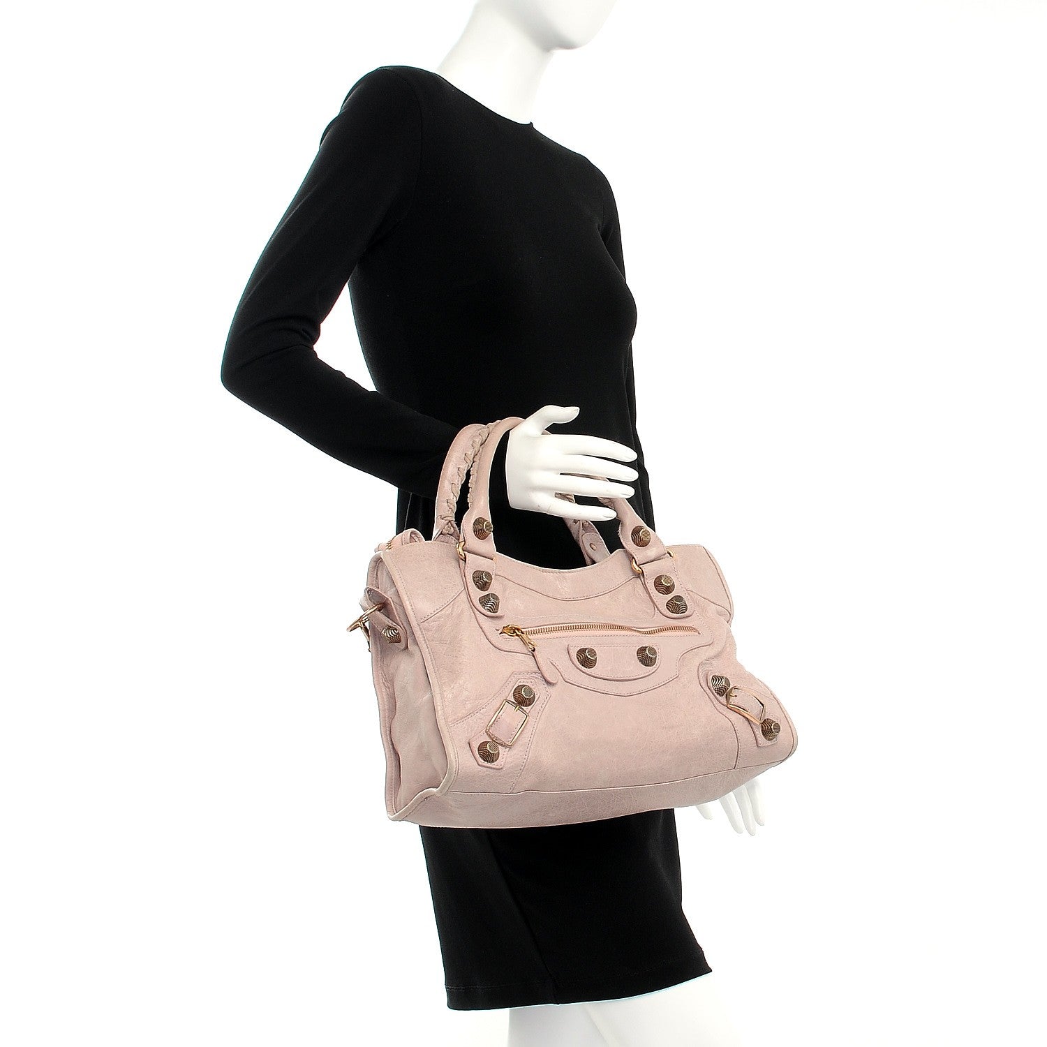 Balenciaga Agneau Giant 21 Rose Gold Hardware City Bois De Rose 3 of 8