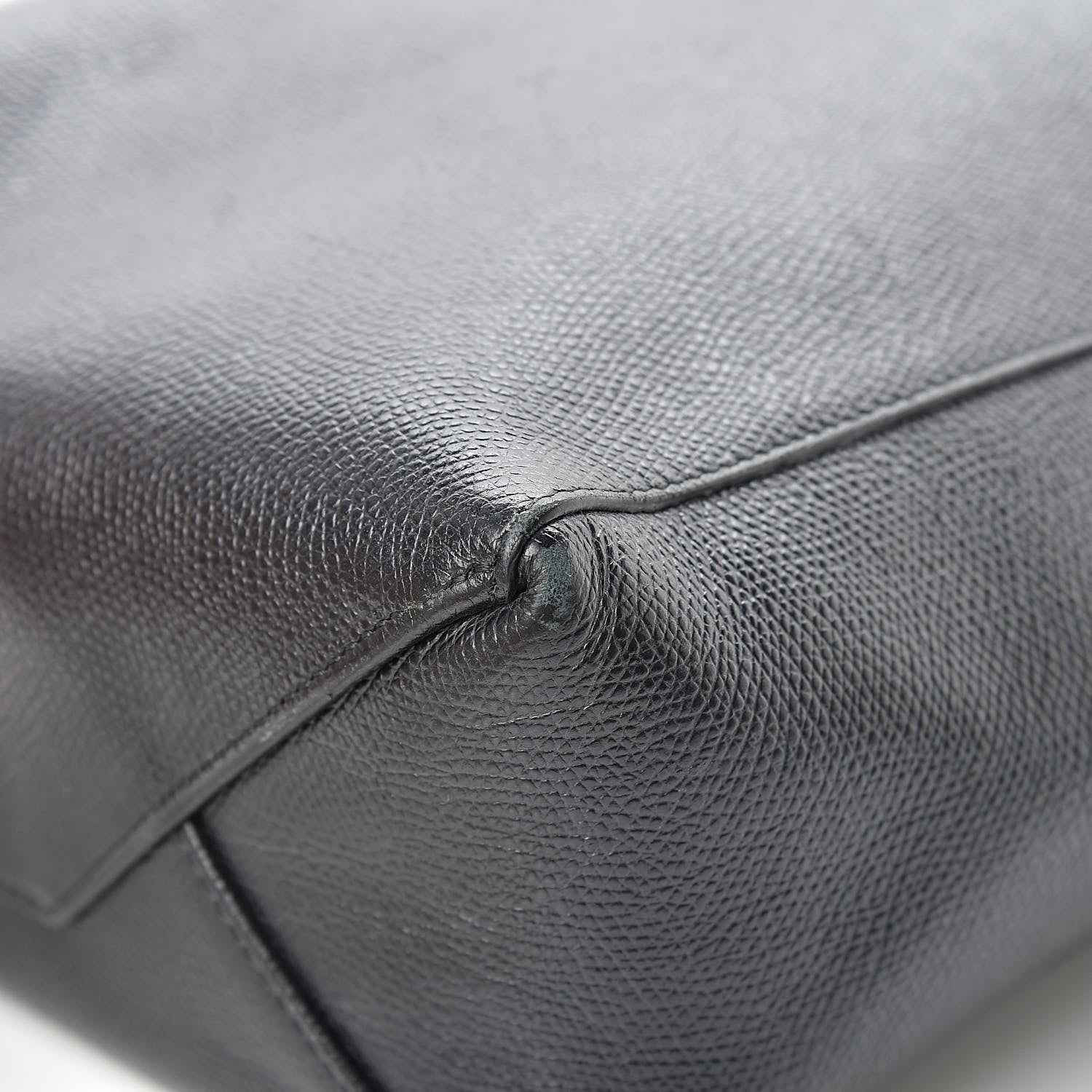 Celine Grained Calfskin Small Vertical Cabas Black 10 of 19