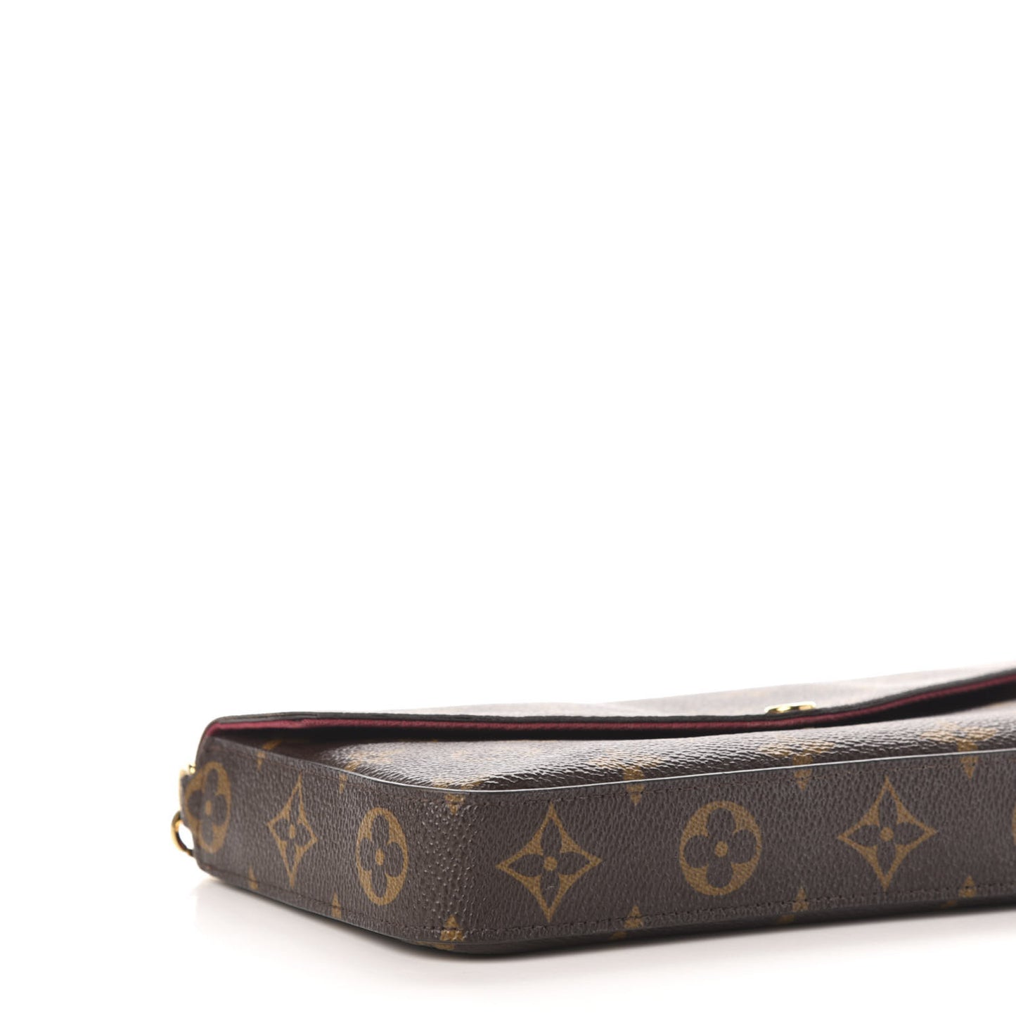 Monogram Pochette Felicie Chain Wallet Fuchsia