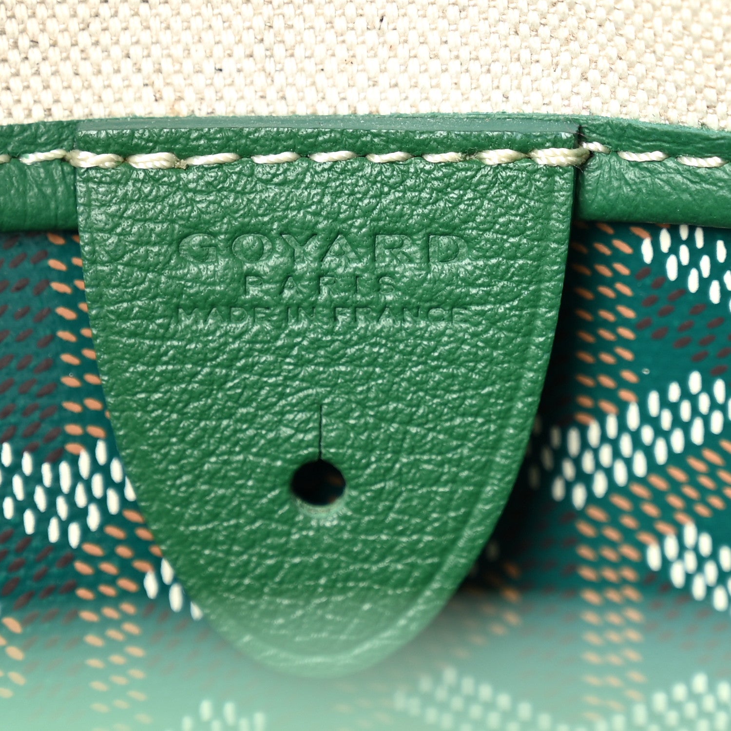 Goyard Goyardine Artois PM Green 6 of 12