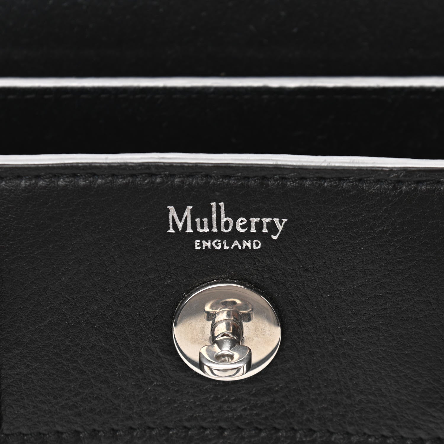 Mulberry Calfskin Zip Chain Bayswater Black 5 of 8
