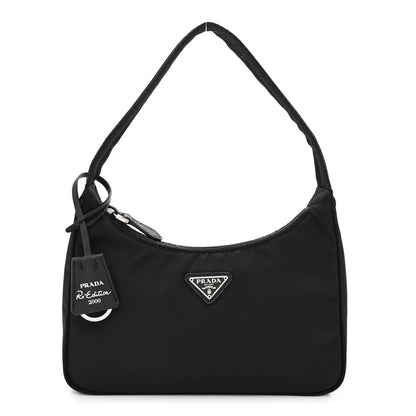 Prada Tessuto Nylon Mini Re-Edition 2000 Bag Black 1 of 17