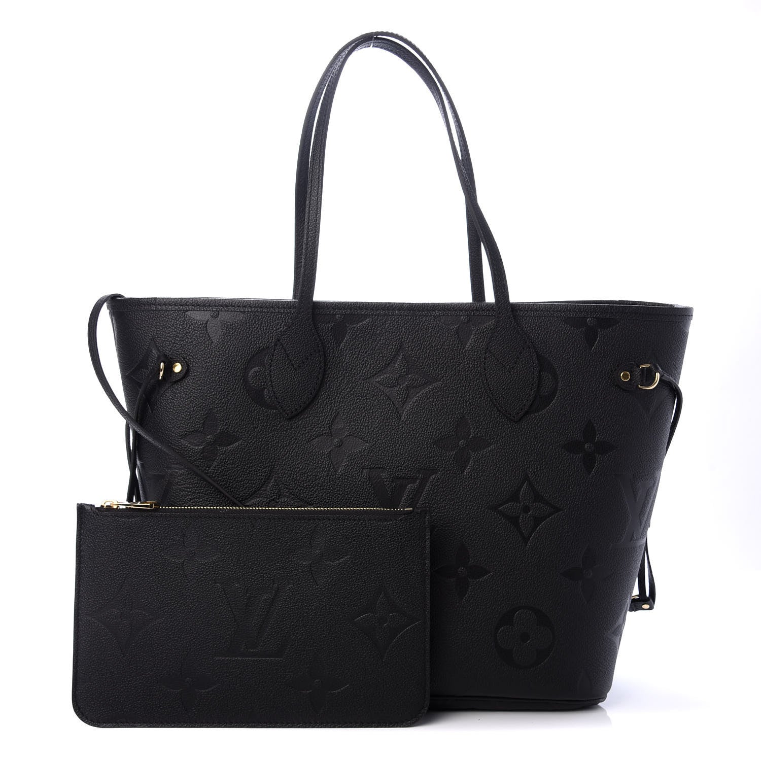 Louis Vuitton Empreinte Monogram Giant Neverfull MM Black 1 of 10