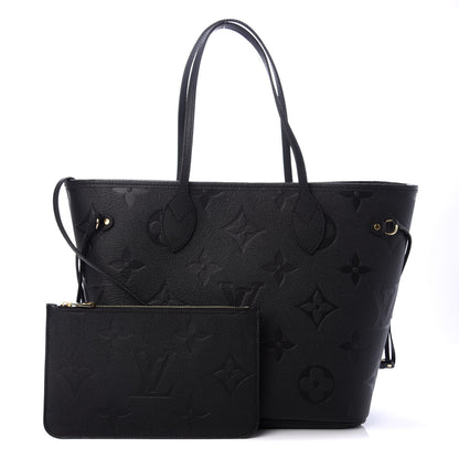 Louis Vuitton Empreinte Monogram Giant Neverfull MM Black 1 of 10