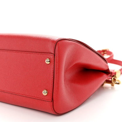 Dolce & Gabbana Dauphine Medium Miss Sicily Satchel Dark Red 10 of 11