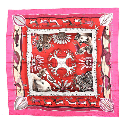 Hermes Silk La Vie Du Grand Nord Scarf 90 1 of 5