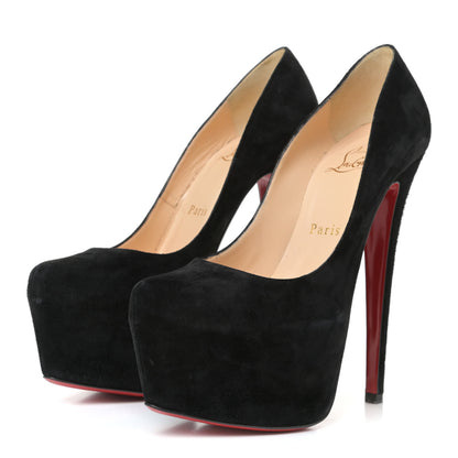 Christian Louboutin Suede Daffodile 160 Pumps 36 Black 2 of 15