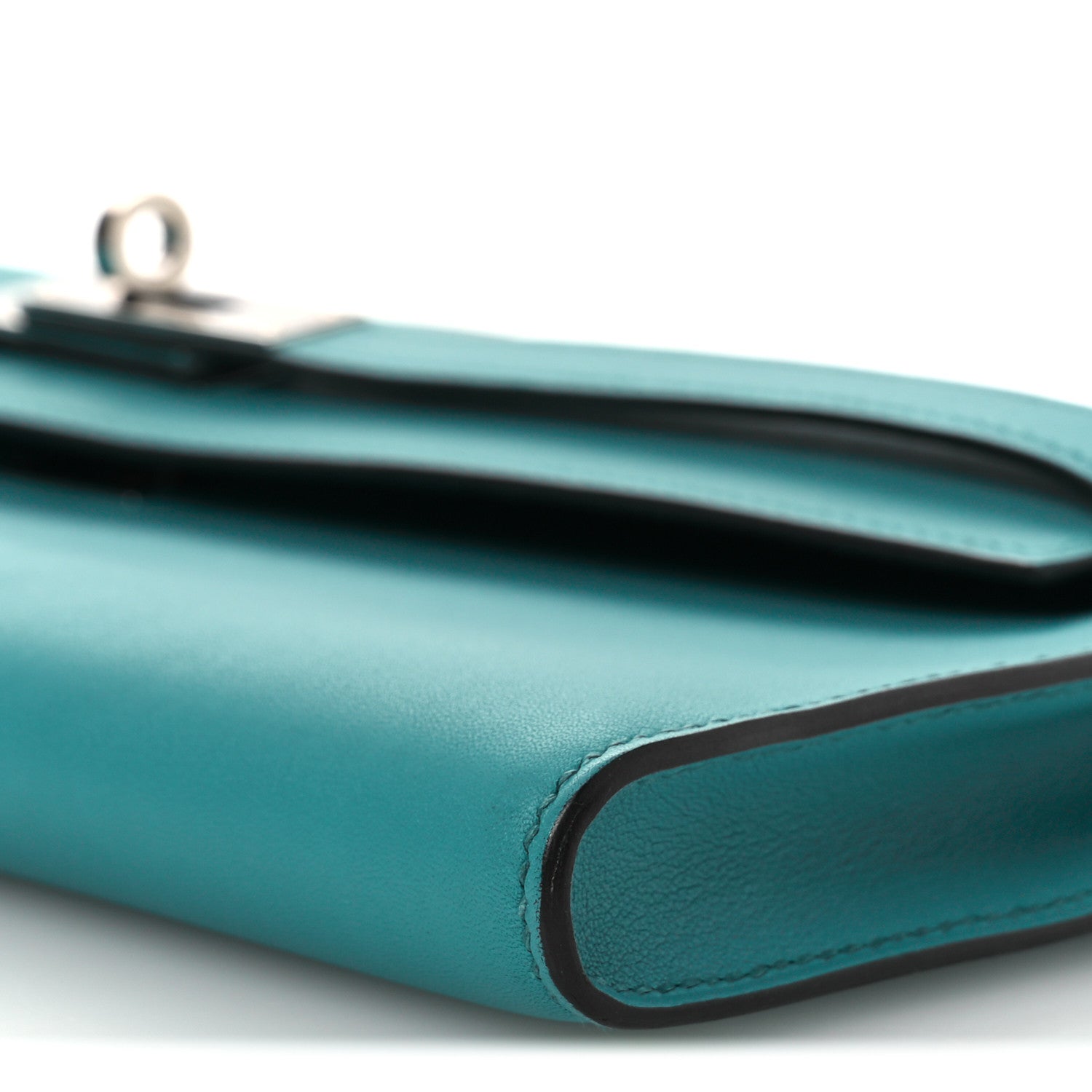 Hermes Swift Kelly Cut Clutch Pochette  Vert Verone 10 of 10