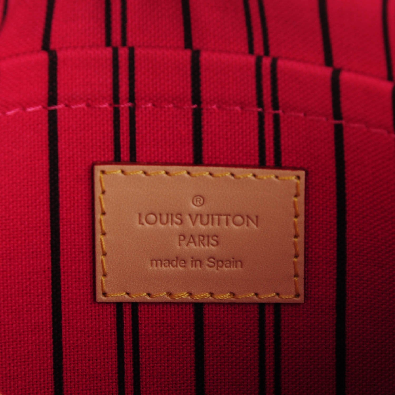 Louis Vuitton Monogram Neverfull MM GM Pochette Pivoine 6 of 7