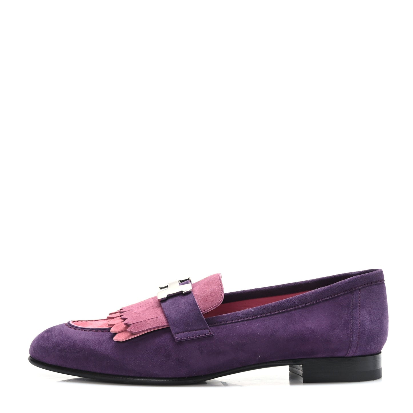 Suede Goatskin Womens Royal Loafers 37 Violet Oaxaca