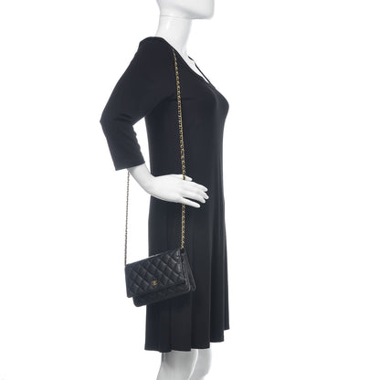 Chanel Caviar Quilted Wallet On Chain WOC Black 2 of 14