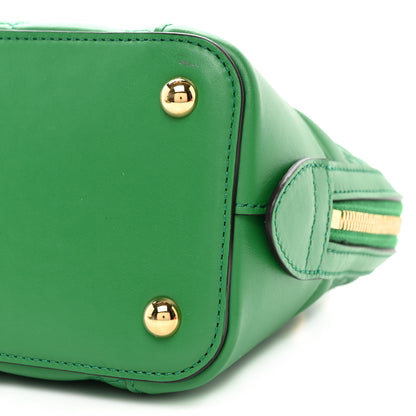 Gucci Calfskin GG Matelasse Mini Boston Bag Spring Green Natural 10 of 10