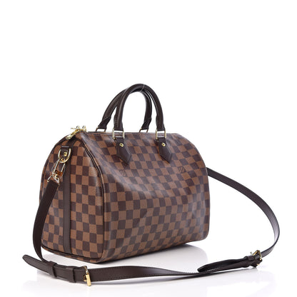 Louis Vuitton Damier Ebene Speedy Bandouliere 30 3 of 10