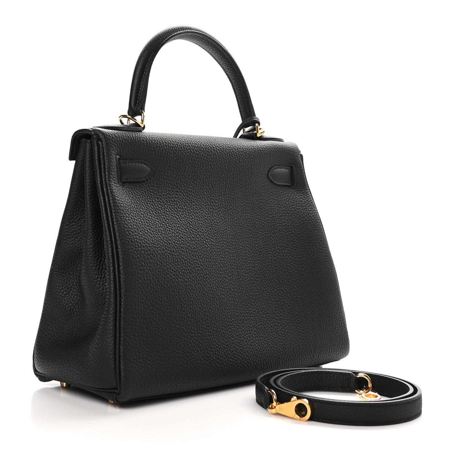 Hermes Togo Kelly Retourne 28 Black 3 of 11