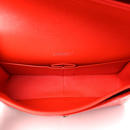 Chanel Patent Quilted Maxi Double Flap Red 5 of 10