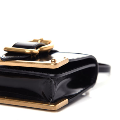 Prada Spazzolato Micro Cahier Bag Black 8 of 9