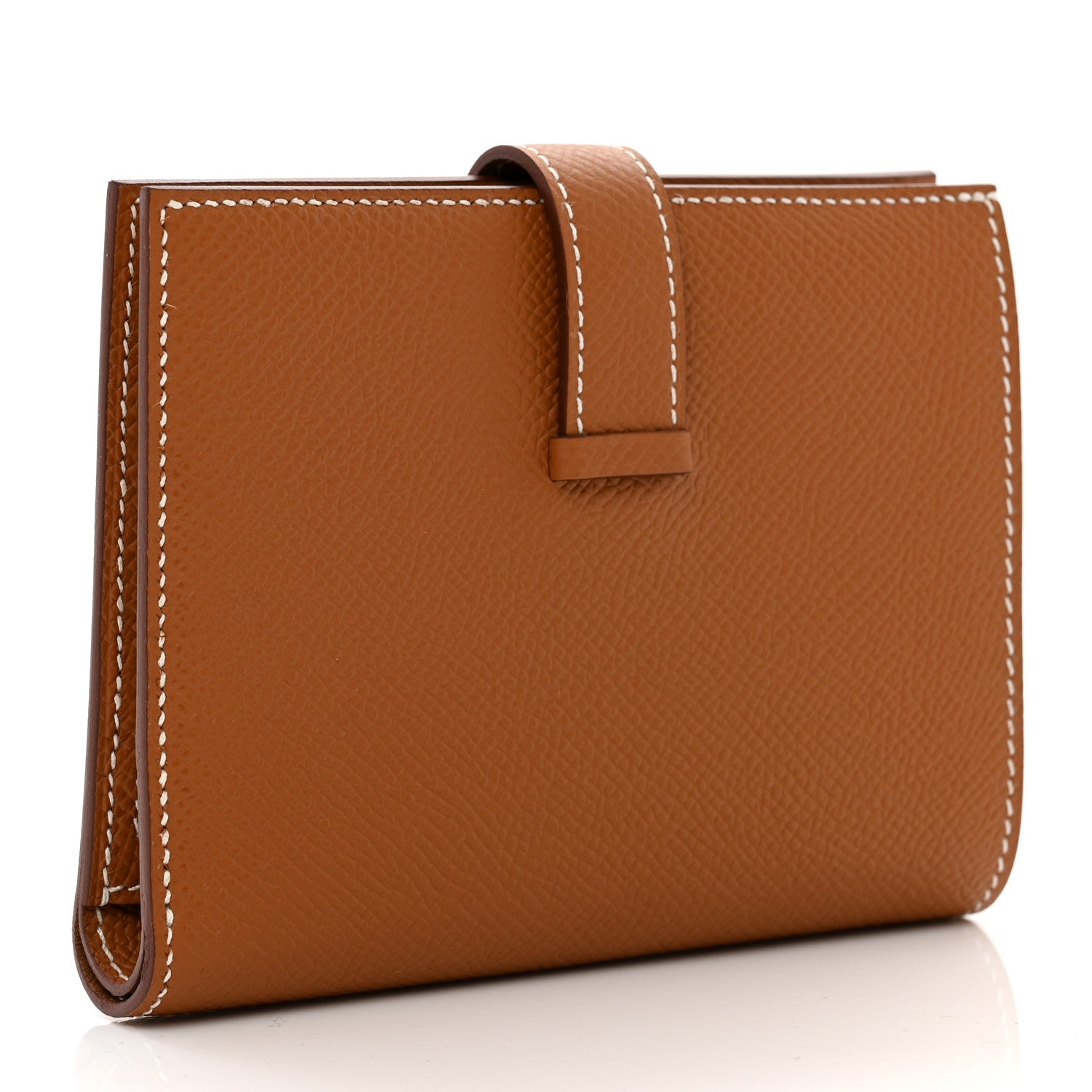 Hermes Epsom Bearn Compact Wallet Gold 3 of 7