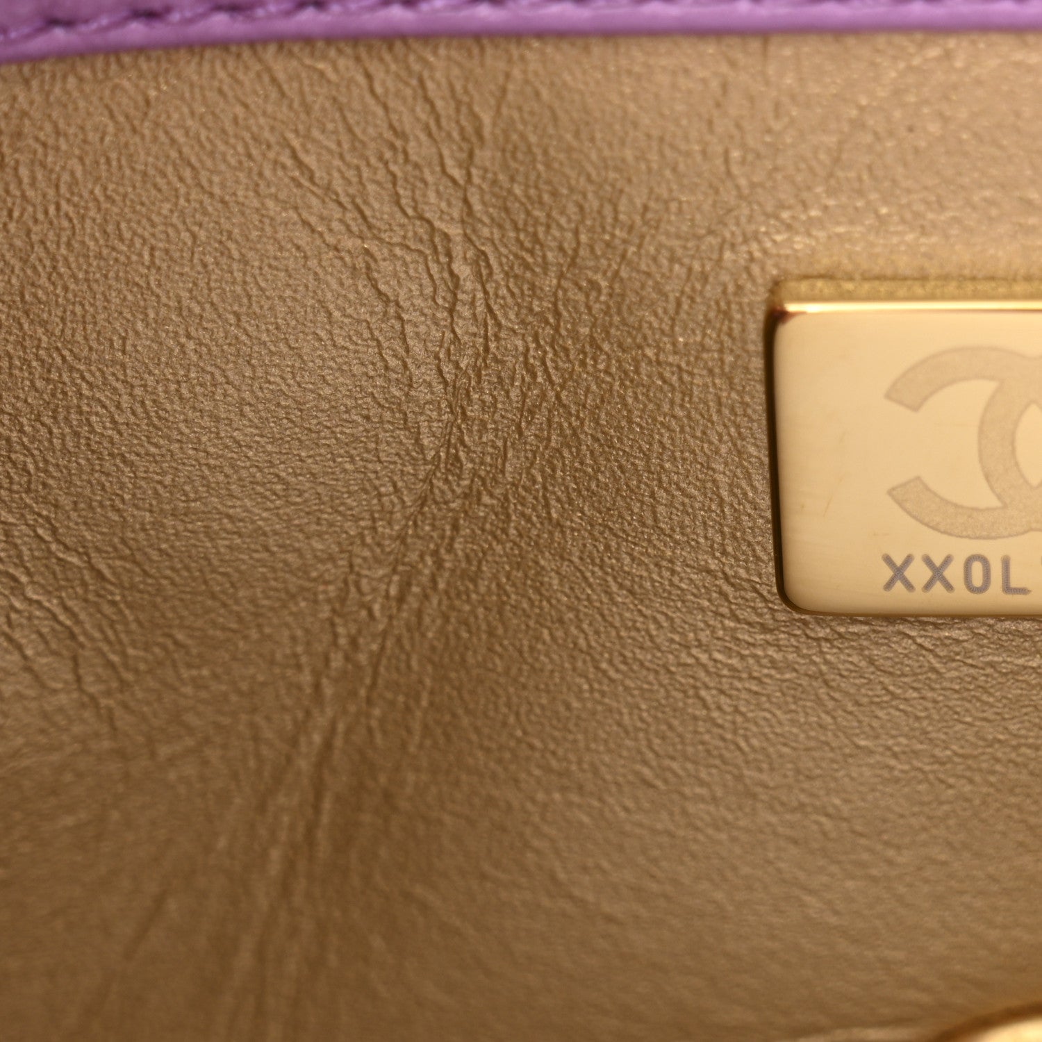 Chanel Lambskin Quilted Mini Rectangular Pearl Crush Flap Purple 7 of 11