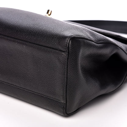 Chanel Caviar Flap Shoulder Bag Black 8 of 15