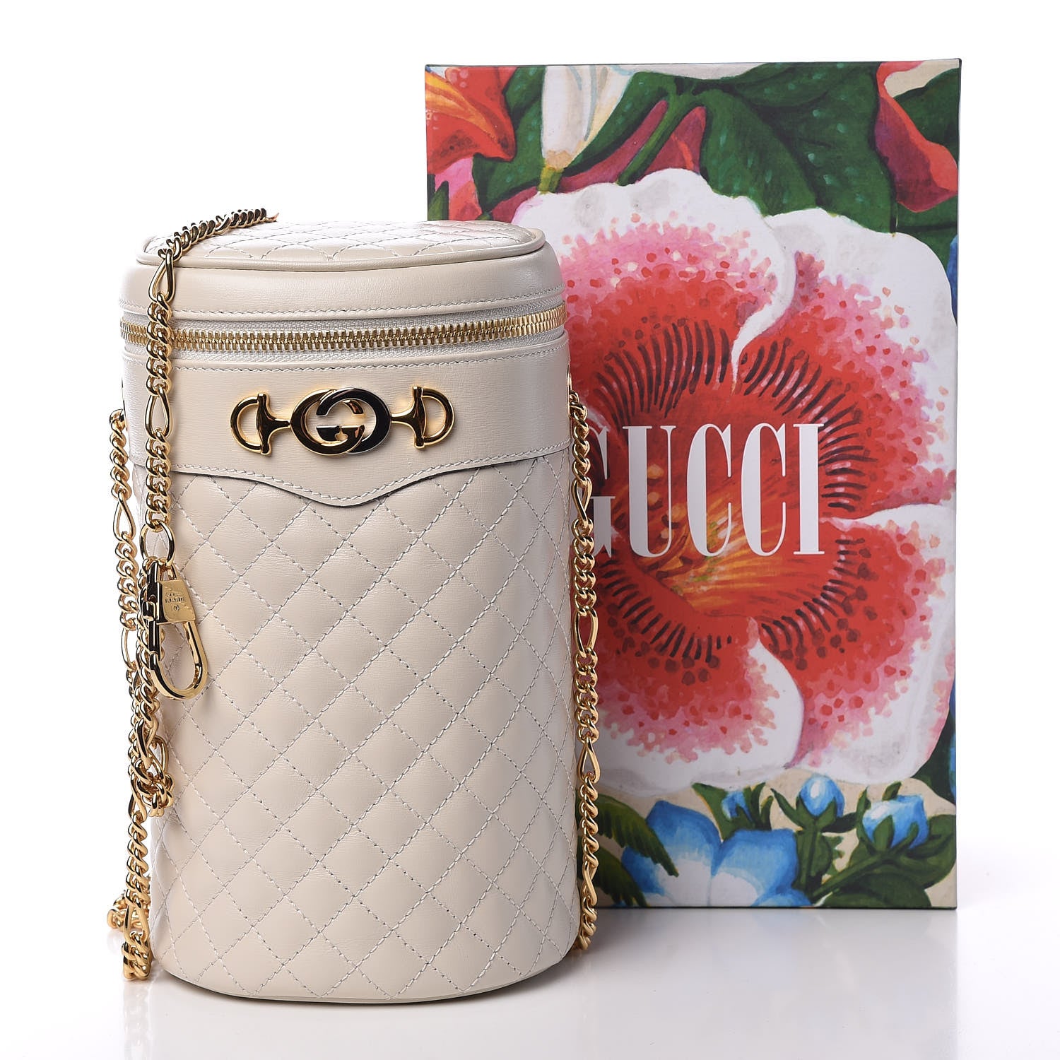 Gucci Calfskin Trapuntata Zumi Belt Bag Off White 11 of 11