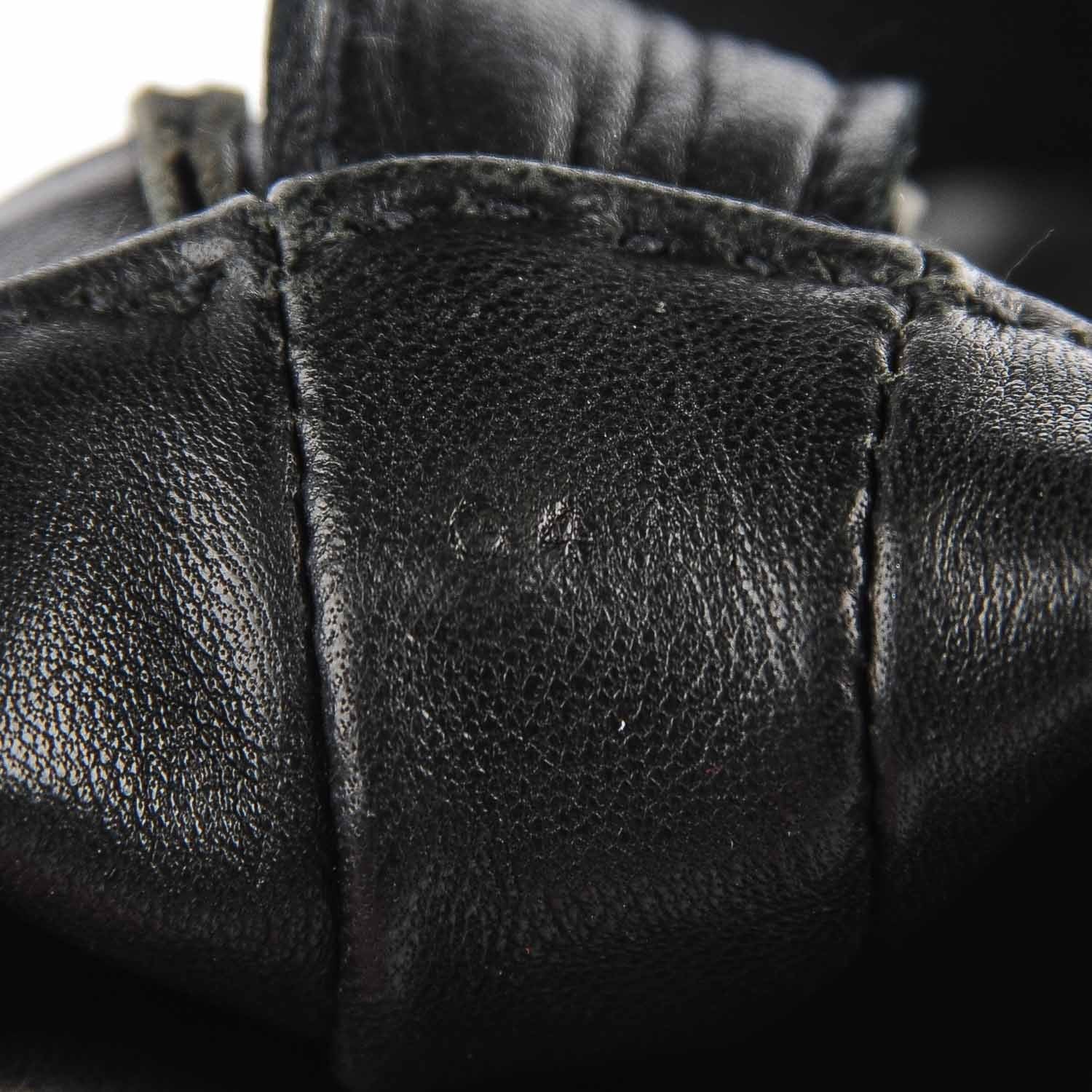 Hermes Lambskin Toudou Perfore Crossbody Black 12 of 13