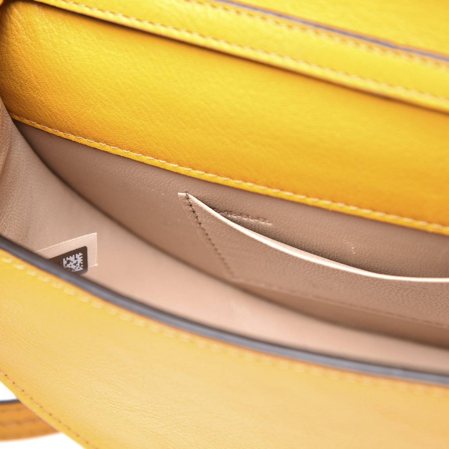 Calfskin Small Nile Bracelet Minaudiere Bag Dark Ochre