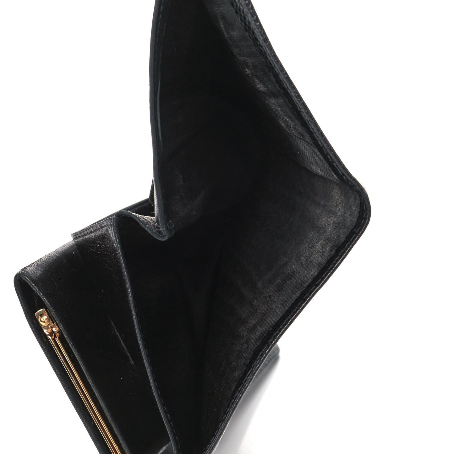 Caviar Timeless CC French Wallet Black