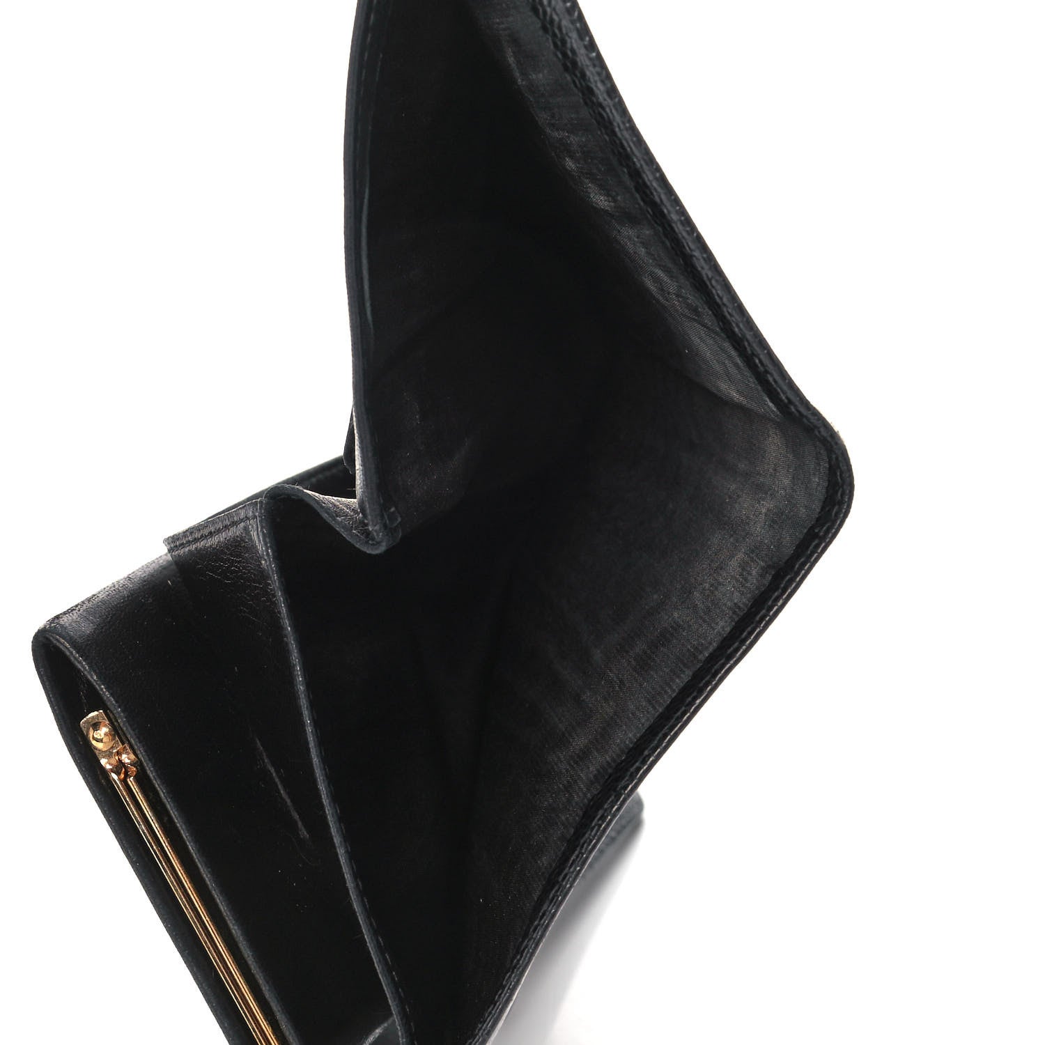 Chanel Caviar Timeless CC French Wallet Black 6 of 10