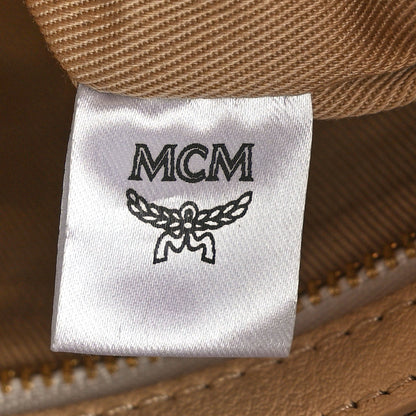 MCM Visetos Medium Crossbody Pouch Beige 7 of 11
