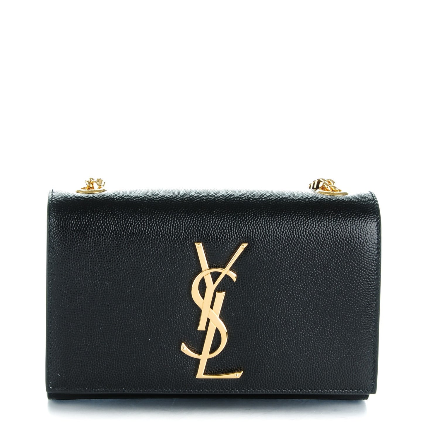 Grain De Poudre Small Monogram Kate Satchel Black