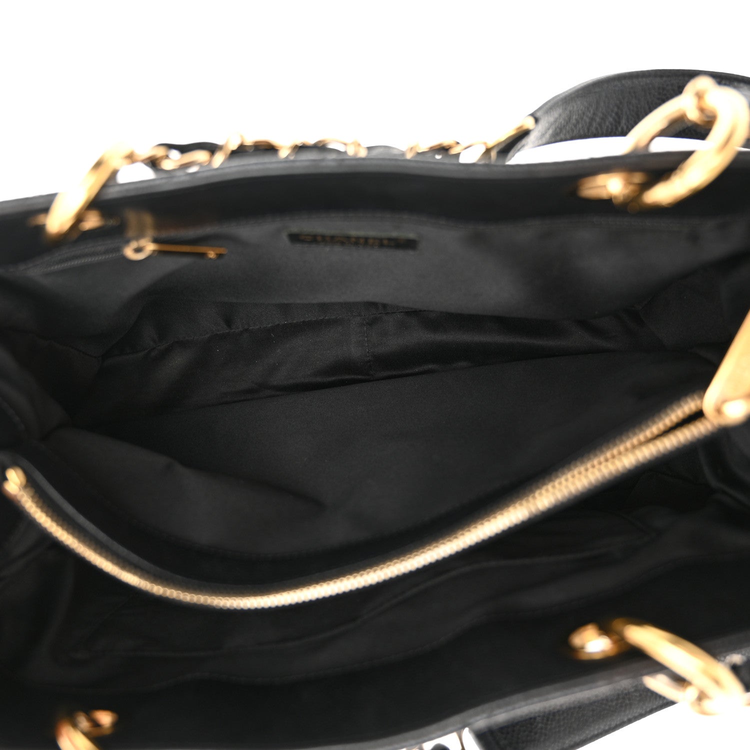 Chanel Caviar Quilted Grand Shopping Tote GST Black 6 of 14