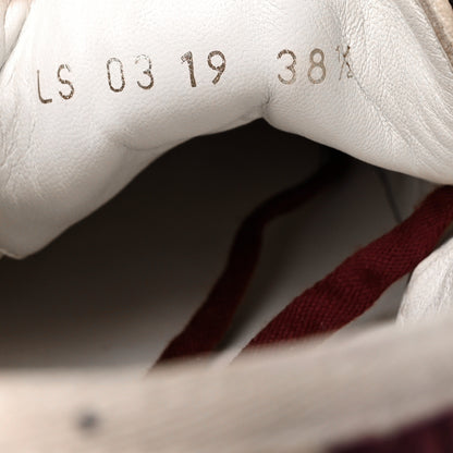 Christian Dior Canvas Oblique Walk'N'Dior Low Top Sneakers 38.5 Deep Amaranth 8 of 9